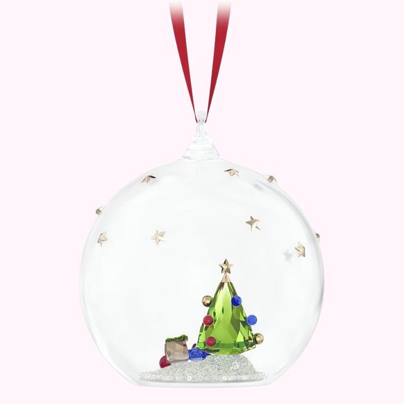 Swarovski Holiday Cheers Tree and Gifts Ball Ornament Christmas - NEW - Picture 5 of 10